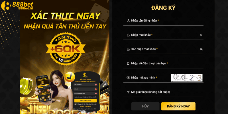 Quá trình đăng ký chỉ mất khoảng 2–3 phút và hoàn toàn miễn phí.