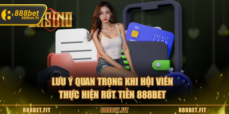 Lưu ý quan trọng khi hội viên thực hiện rút tiền 888BET